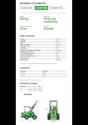 Pale gommate Avant Tecno Avant 528