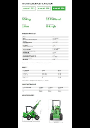 Pale gommate Avant Tecno Avant 530