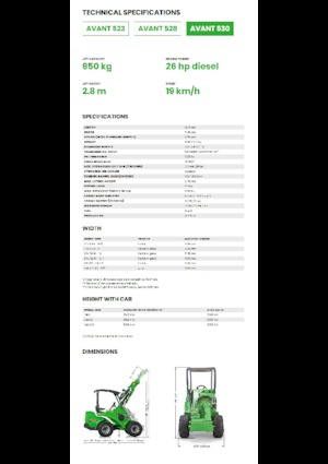 Pale gommate Avant Tecno Avant 530