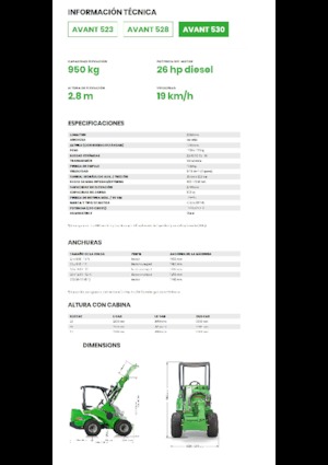 Pale gommate Avant Tecno Avant 530