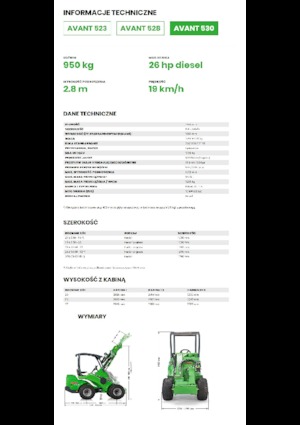 Pale gommate Avant Tecno Avant 530