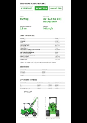 Pale gommate Avant Tecno Avant 635