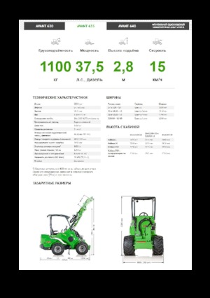 Pale gommate Avant Tecno Avant 635