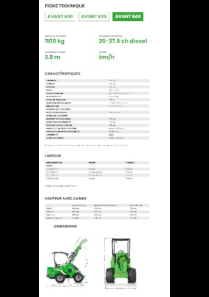 Pale gommate Avant Tecno Avant 640