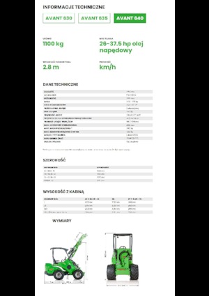 Pale gommate Avant Tecno Avant 640