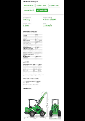 Pale gommate Avant Tecno Avant 650