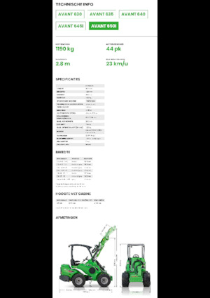 Pale gommate Avant Tecno Avant 650