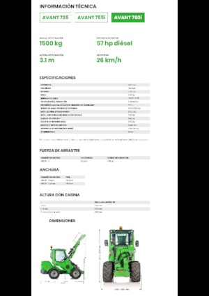 Pale gommate Avant Tecno Avant 760i