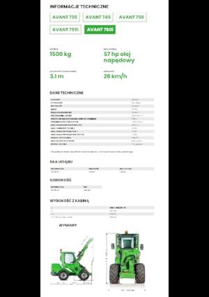 Pale gommate Avant Tecno Avant 760i