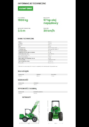 Pale gommate Avant Tecno Avant 860i