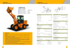 Pale gommate Lonking CDM816D