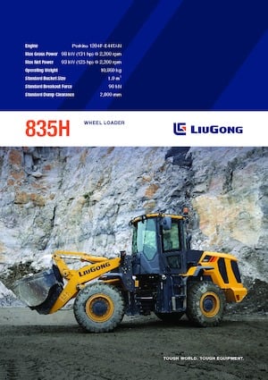 Pale gommate Liugong 835H