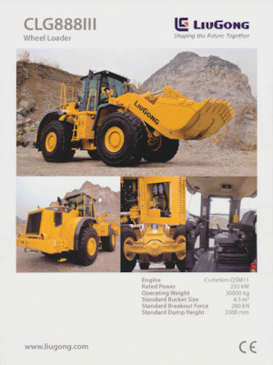 Pale gommate Liugong CLG888 III 