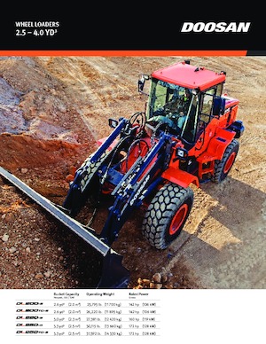 Pale gommate Doosan DL200-5