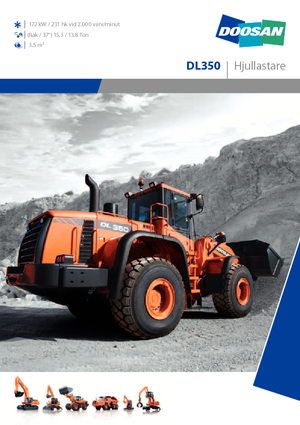 Pale gommate Doosan DL 350