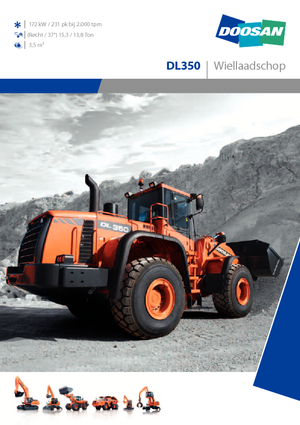 Pale gommate Doosan DL 350