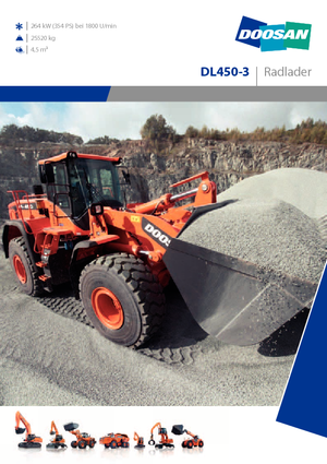 Pale gommate Doosan DL450-3