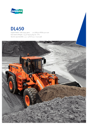 Pale gommate Doosan DL 450