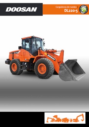 Pale gommate Doosan DL220-5