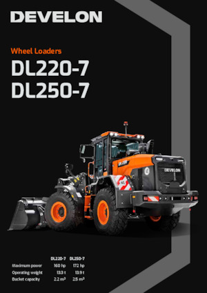 Pale gommate Develon DL250-7