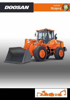 Pale gommate Doosan DL250-5