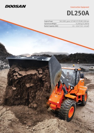 Pale gommate Doosan DL250A