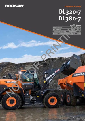 Pale gommate Doosan DL320-7