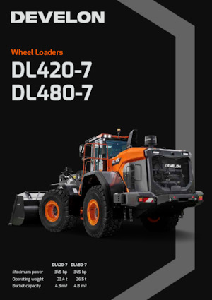 Pale gommate Develon DL420-7