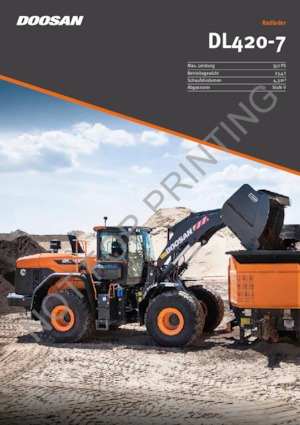Pale gommate Doosan DL420-7