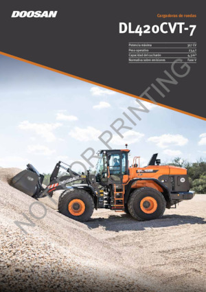 Pale gommate Doosan DL420CVT-7