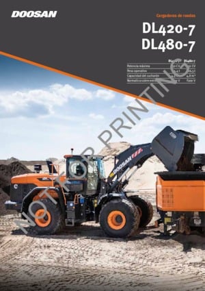 Pale gommate Doosan DL480-7