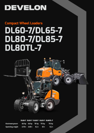 Pale gommate Develon DL80TL-7