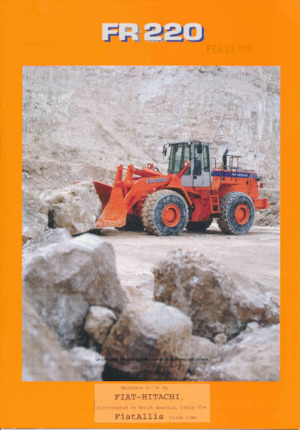 Pale gommate Fiat-Hitachi FR 220