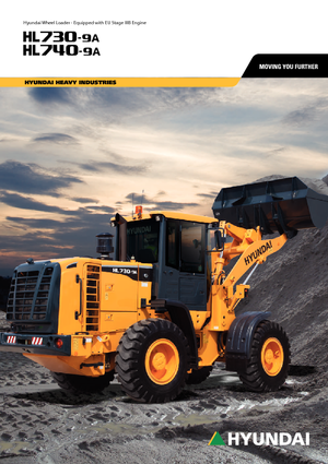 Pale gommate Hyundai HL 740-9 A