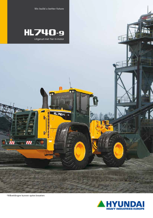 Pale gommate Hyundai HL 740-9
