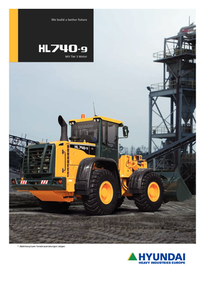 Pale gommate Hyundai HL 740-9