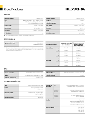 Pale gommate Hyundai HL 770-9 A