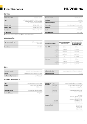 Pale gommate Hyundai HL 780-9 A