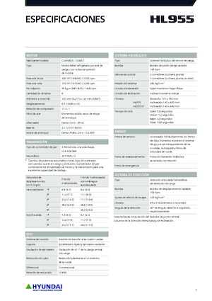 Pale gommate Hyundai HL955