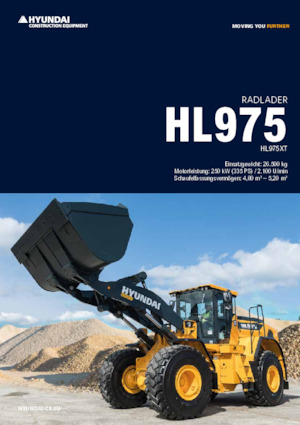 Pale gommate Hyundai HL975 XT