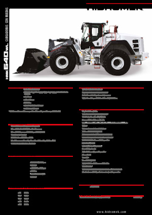 Pale gommate Hidromek HMK 640 WL