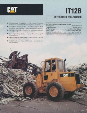 Pale gommate Caterpillar IT 12 B