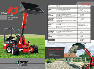 Mini caricatore frontale Ostler K3