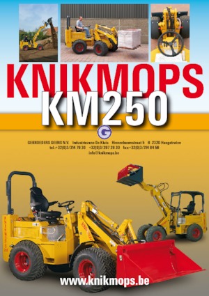 Pale gommate Gebr. Geens KM250TE