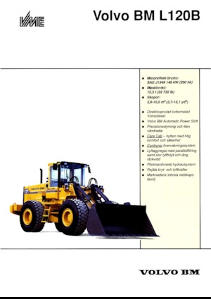 Pale gommate Volvo L 120 B