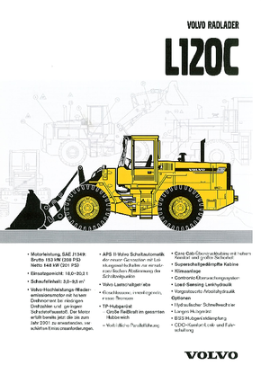 Pale gommate Volvo L120C