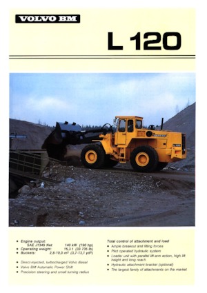 Pale gommate Volvo L 120
