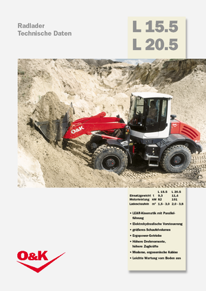 Pale gommate O&K L 20.5