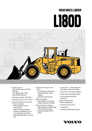 Pale gommate Volvo L180D