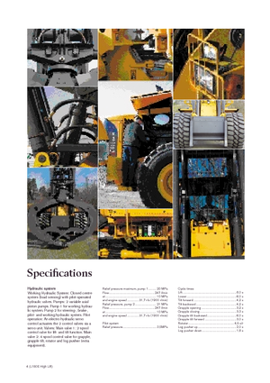 Pale gommate Volvo L180E